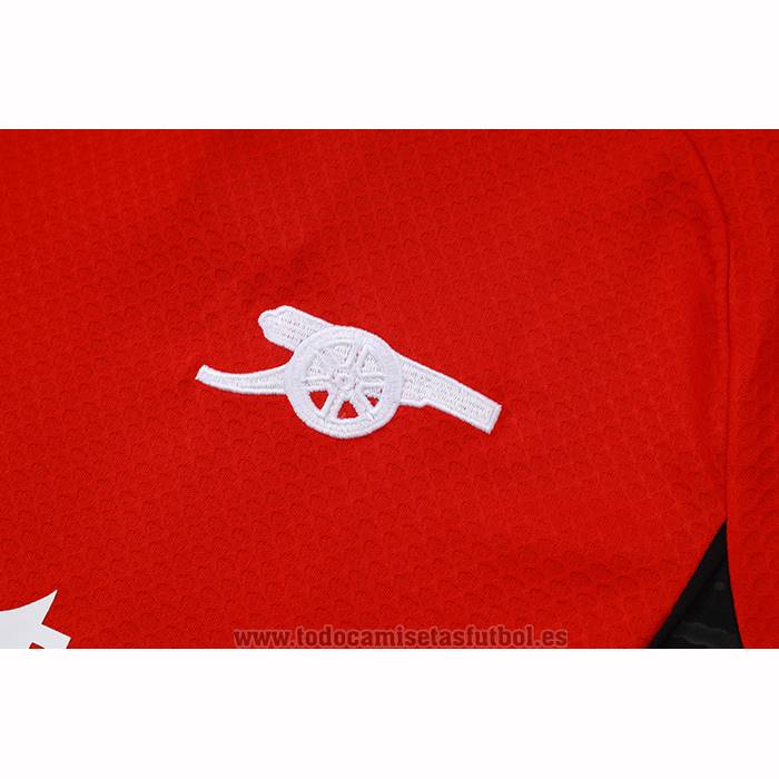 Chandal del Arsenal Manga Corta 2025-2026 Rojo - Pantalon Corto